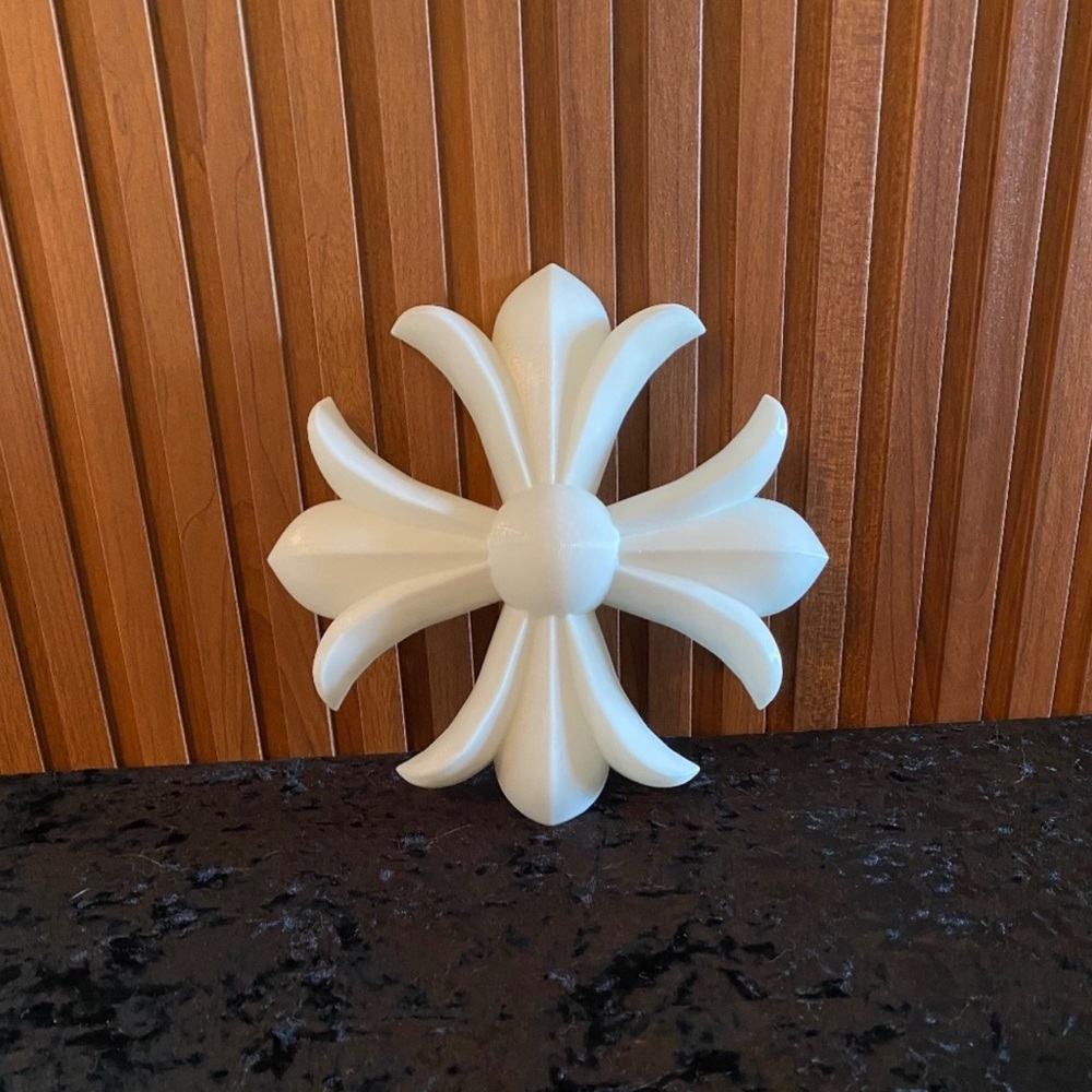 RARE Large 8” CH White Plus Decor